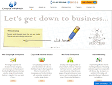 Tablet Screenshot of crocusinfotech.com
